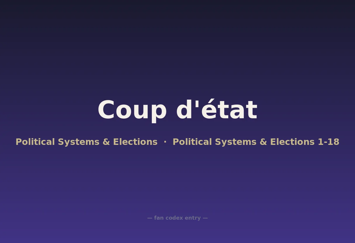 Coup d'état