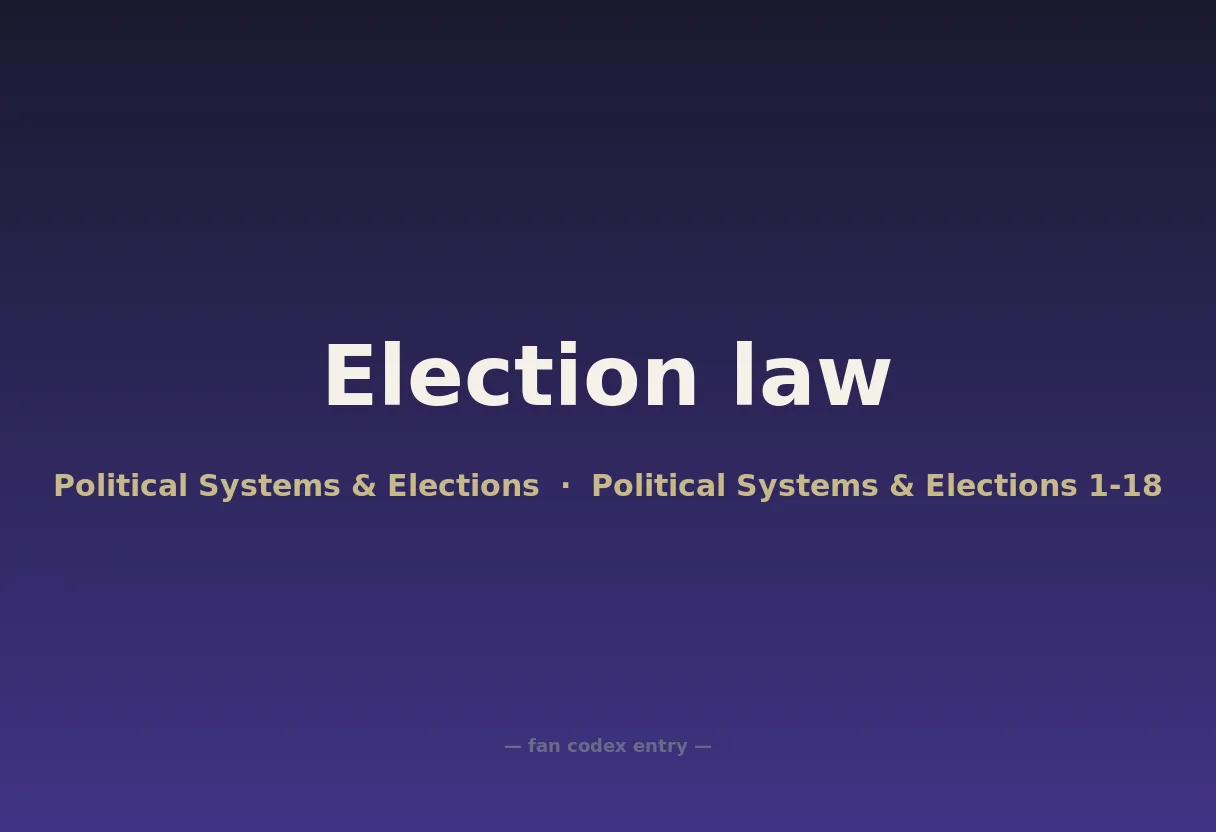 Election law